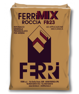 FB23 Intonaco roccia a base anidrite Ferrimix