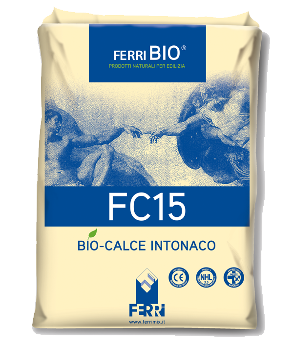 FC15 Biocalce intonaco fibrorinforzato