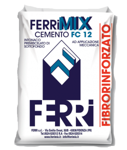 FC12 intonaco fibrorinforzato cementizio Ferrimmix