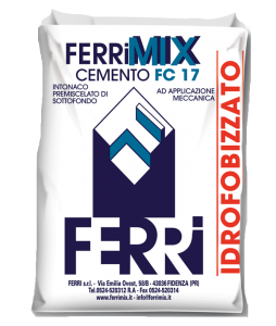 FC17 intonaco idrofobizzato e fibrorinforzato Ferrimix
