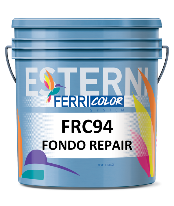 FRC94 fondo strutturato uniformemente acrilico bianco Ferri